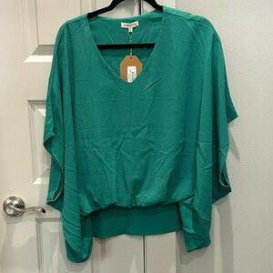 Main Strip Jade Blouse